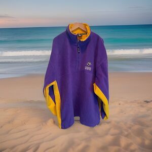 ECU East Carolina Pirates Fleece 1/4 Zip Pullover Embroidered Mens 3XL